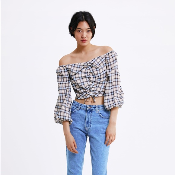 Zara Off Shoulder Top - Picture 1 of 3